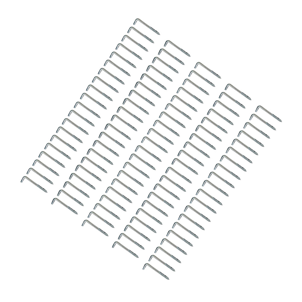 L Shaped Screw Hooks 100 pcs f - огляд і ціна Home Improvement Retailers