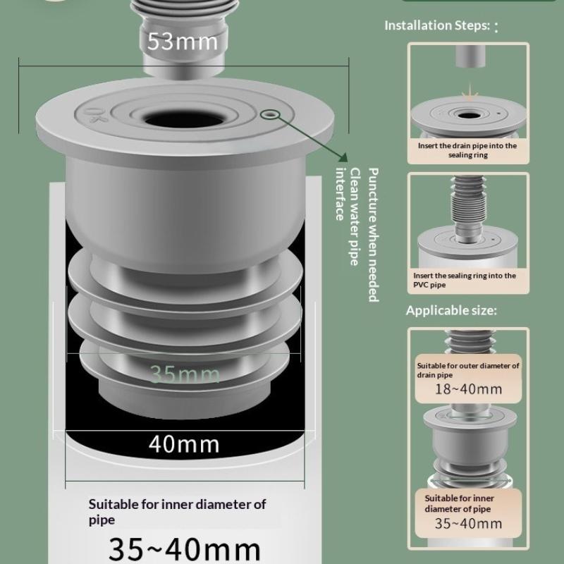 Silicone Bathroom Sewer Seal R - огляд і ціна Sink Drain Strainer